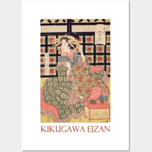 Courtesan of the Ogiya Brothel by Kikugawa Eizan Posters and Art